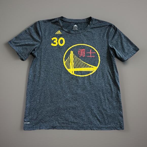 adidas Other - Adidas Youth XL 18 Tee Shirt Warriors Steph Curry 30 Chinese New Year NBA